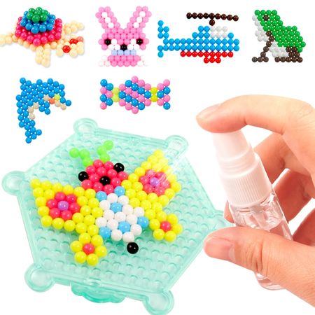 11000pcs 36 colors Refill Beads puzzle Crystal DIY water spray beads set ball games 3D handmade magic toys for children