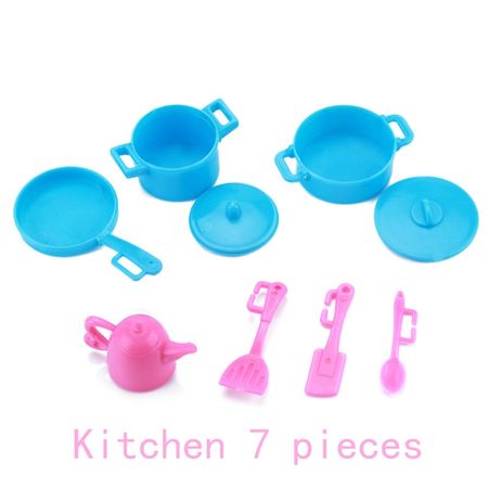73 Item/Set Doll Accessories=18 Shoes+23 Hair Accessories+16 Doll House Furniture+12 Hangers+2 Glasses+2 Bags for Barbie Doll