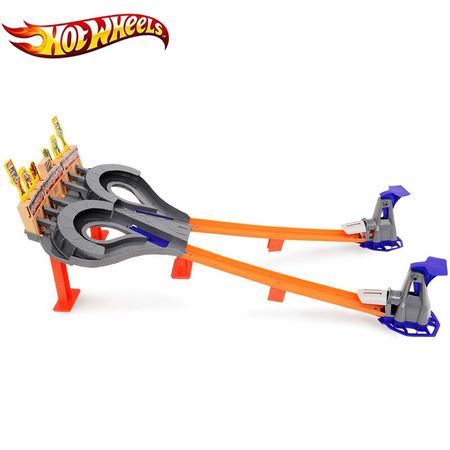 Hot Wheels Sport Track Toy High Impact Funny Toy  Gift Box Car Hotwheels Track Mode CDL49 For Kids