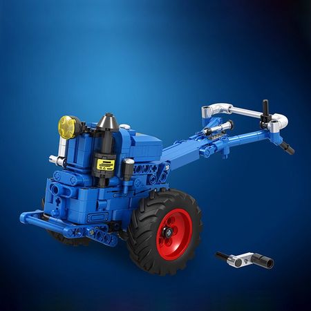City Classic Old Tractor Car Building Block For Technic DIY Walking Tractor Truck Brick Educational Toys for Children