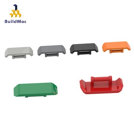 BuildMOC Compatible Assembles Particles 98834 decorative plate fine shaft Building Blocks Parts DIY LOGO Educational gift Toys