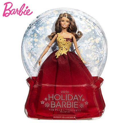 Original Brand Barbie Princess Holiday  Ethnic Collectible  Doll Toy Girl Birthday Present Girl Toys Gift Boneca DRD25