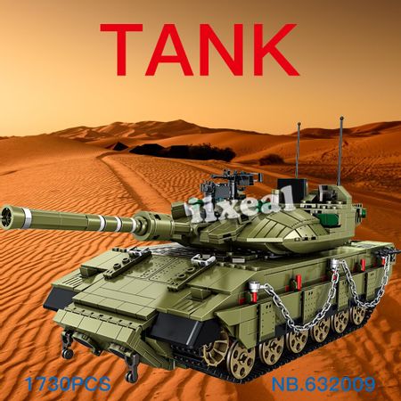 Fit Lego TANK Toys Building Blocks Technic Military Police Big Bricks for Children Boys Gifts Cool Movie WW2 Tanks Car 1730PCS