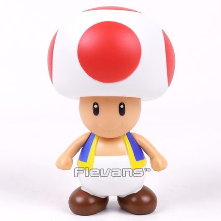 Super  Bros Mushroom Toad PVC Action Figure Model Toy
