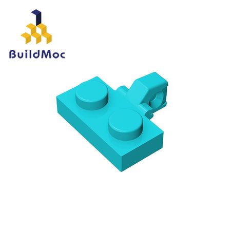 BuildMOC  44567 Hinge Plate 1x2   For Building Blocks Parts DIY LOGO Educational Tech Parts Toys