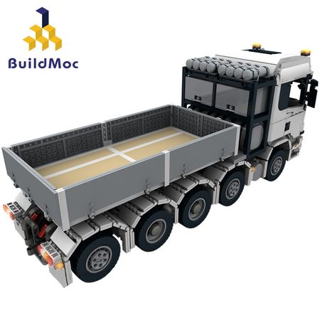 Buildmoc MOC Technic Engineering Dump Truck Building Blocks Vehicle Car Bricks Set Educational DIY Toys for Children Boys