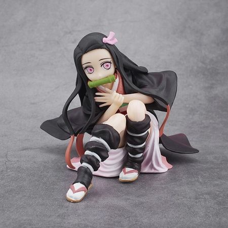 Kimetsu no Yaiba Figure 15cm Agatsuma Zenitsu Figurine Tanjirou Nezuko anime Demon Slayer action figure model For Gift For Kids