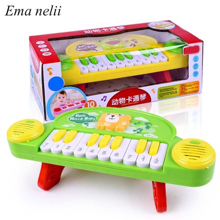 2019  Musical Instrument Toy Baby Kids Cartoon Animal keyboard Developmental Music Educational Toys For Children Gift