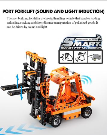 Fit Lego Technic City Port Truck Engineering Car Building Blocks Creative 10 IN 1 Model Bricks Boy Toys for Kids