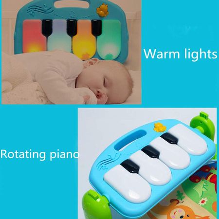 Play Mat Baby Carpet Music Puzzle Mat With Piano Keyboard Educational Rack Toys Infant Fitness Crawling Mat Gift For Kids Gym