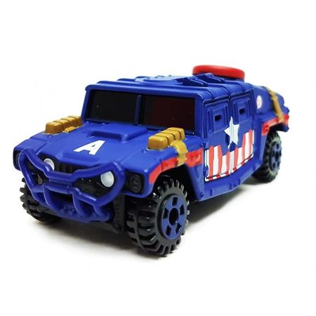 Takara Tomy Dream Tomica Captain America Cruiser Model Kit Marvel Figure Truck Diecast Baby Toys Funny Bauble