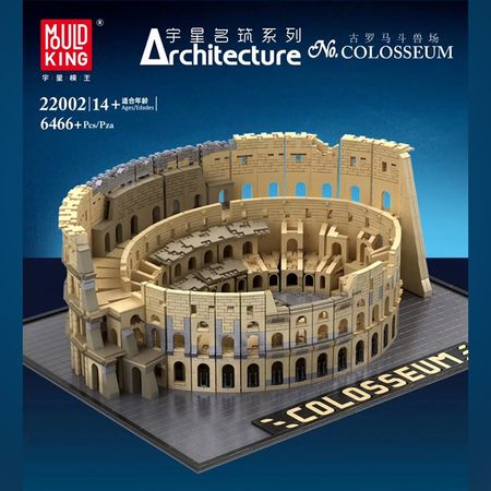 Movie Series Architecture City The Italy Roman Colosseum Model Kit Building Blocks Fit Creator Expert 10276 Bricks Toys For Kids