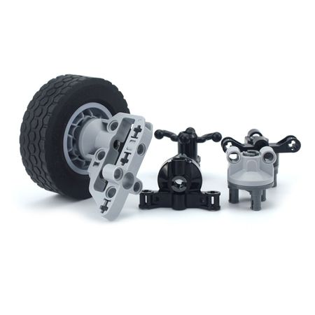 2-4pcs Technic Tire Wheel Hub DIY Bricks Car Truck 44309 92402 32019+86652 Construction building blocks Compatible Tech Parts