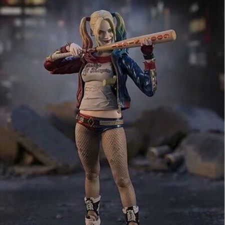 DC Q Posket SHF Suicide Squad The Joker Harley Quinn Mini PVC Figure Super villain Clown girl joker Collectible Model Toy