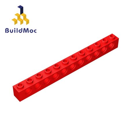 BuildMOC Compatible Assembles Particles 3895 1x12For Building Blocks Parts DIY LOGO Educational Tech Parts Toys