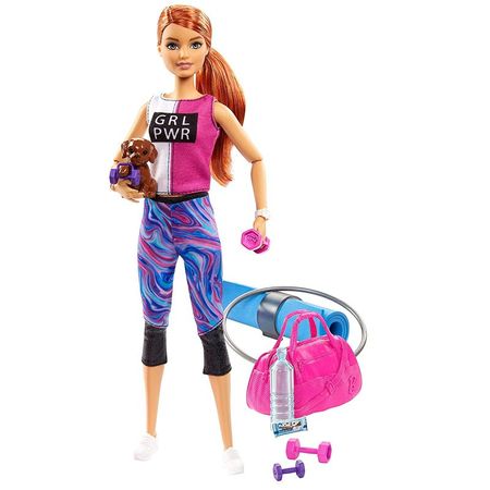 Original Barbie Doll Toys Fitness Master Spa Enjoyment Princess Girl All Joints Move Gymnastic Yoga Exquisite Doll Toy GJG55