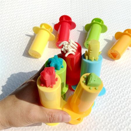 1 Set Plasticine Mold Modeling Clay Kit Color Play Dough Model Tool Toys Creative 3D Tools DIY Education Moulds Toys for Kids