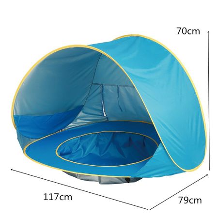 Uv-protecting Sunshelter Children's Tent Waterproof Beach Kids Tent Ball Pool Tipi Dry Pool Children's House Baby Beach Tents