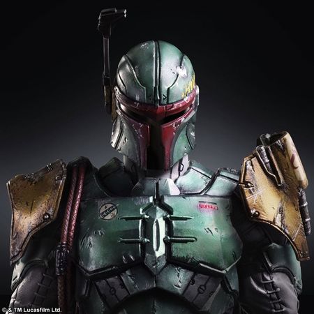 Play Arts 1/6 Star Wars Boba Fett Action Figure Toy In Stock Birthday Present 