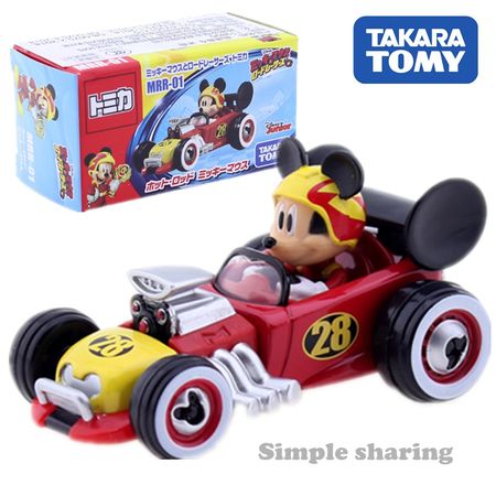 Takara Tomy TOMICA  Disney Mickey Mouse And Road Racer  MRR Series Mickey Minnie Daisy Donald Duck Diecast Metal Model Car