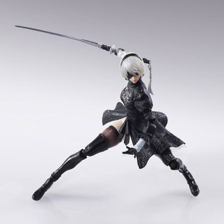 Tronzo Action Figure 15cm 2B Nier Automata Figure PVC YoRHa No. 2 Type B Mechanical Life Joint Movable Collectible Model Toy
