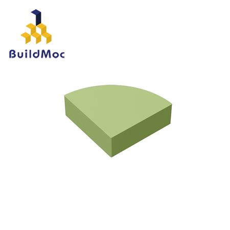 BuildMOC Compatible Assembles Particles 25269 1x1 1/4 For Building Blocks Parts DIY LOGO Educational Tech Parts Toys