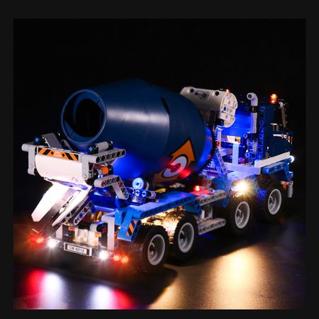 LED Light Kit Technic Fit Lego 42112 Concrete Mixer Truck Building Blocks for Light Up Your Blocks Toy Vonado (only Light )