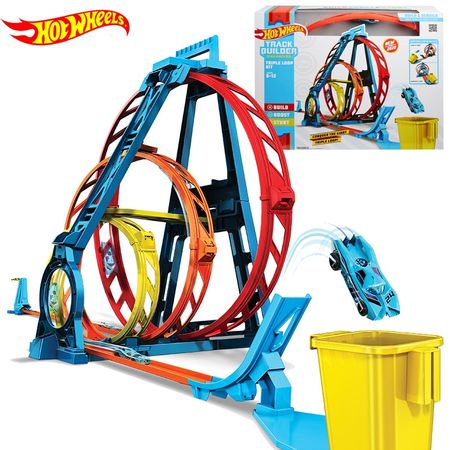 Original Hot Wheels Track Builder Car Toy Carro Hotwheels Car Model Toy Toys for Boys Toy Car for Child Birthday Gift
