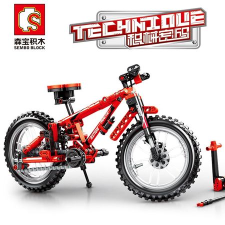 Sembo Block Technic Building Blocks Set Finger Bicycle Constructor Toys for Children Models to Build Adults Bricks