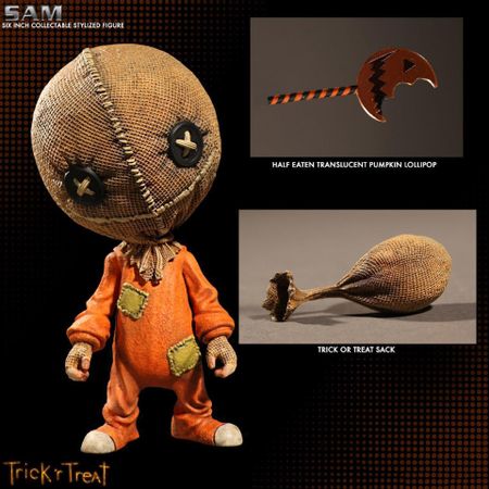 Tronzo 15cm Limbs Movable Trick'r Treat Halloween Action Figure Toys Horrible Pumpkin Head Sam Model Doll Gift For Children