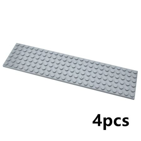 4pcs DIY Building Blocks Thin Figures Bricks 6x24 Dots 3 Color Educational Creative Size Compatible With lego Toys for Children