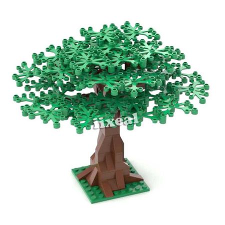 Christmas Tree MOC Fit Lego DIY Creative Building Blocks Tree House Technic Parts Bricks Education Toy for Children Constructor