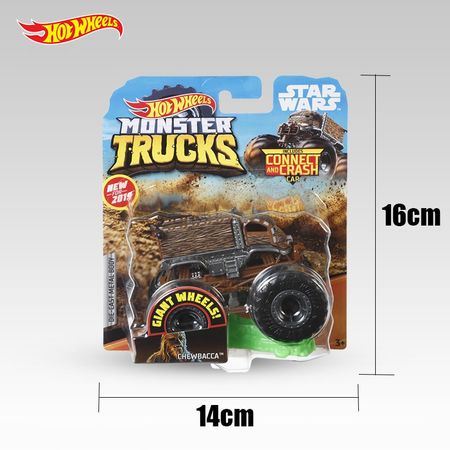 Monster Tracks 1:64 Models Car Hot Wheels Train Diecast Collection Trucks Hotwheels Metal Boys Hot Toys for Children Kids Gifts