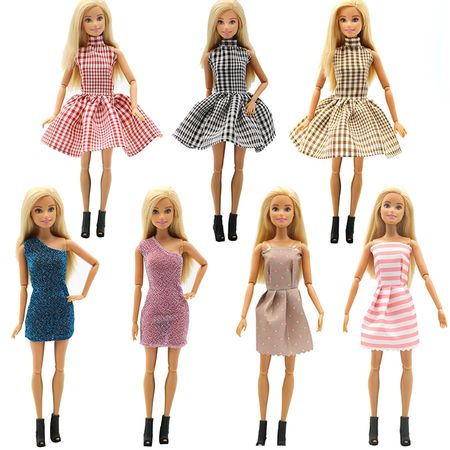 For Barbie doll Clothes 15styles Handmade Fashion Outfit Daily Casual Wear Blouse dress Skirt 29cm Dolls girls Accessories Gift