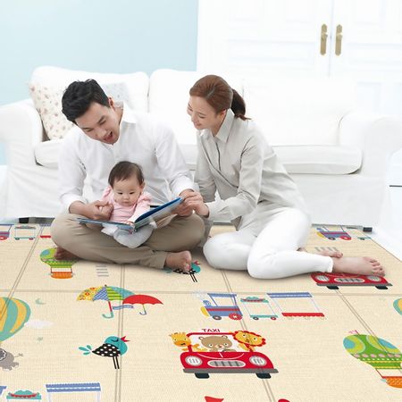Foldable Baby Play Mat Puzzle Educational Children's Carpet in the Nursery Climbing Pad Kids Rug Activitys Games Toys 180*100cm