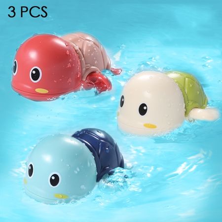 Baby Bath Toys Cute Duck Egg Water Squirting Sprinkle Wound-up Chain Clockwork Kids Bathtub Toys