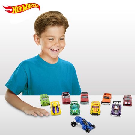 Hot Wheels track ESS BSC 10-Car Pack 1:64 Mini Model Car Kids Toys For Children Diecast Brinquedos Hotwheels Birthday Gift 54886