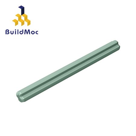 BuildMOC Compatible Assembles Particles 3706 1x6 For Building Blocks Parts DIY LOGO Educational Tech Parts Toys