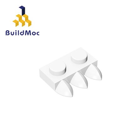 BuildMOC Compatible Assembles Particles 15208 2x1 For Building Blocks Parts DIY LOGO Educational Tech Parts Toys