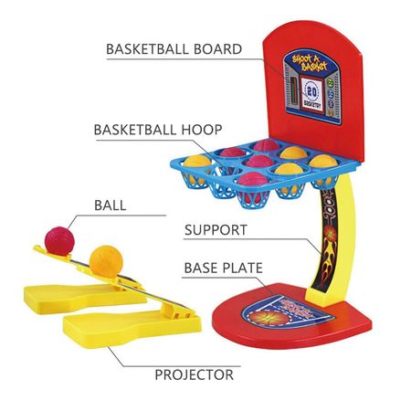 Kids Games Party Gaming Toys For Children Mini Basketball Shooting Board Educational Toy Competition Board Games For Family