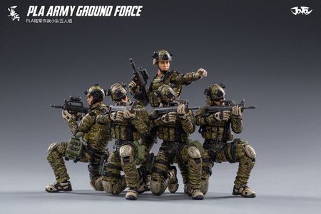 JOYTOY 1/18  JT0111 10.5cm Solider PLA Army Combat Team Male Action Figure Model