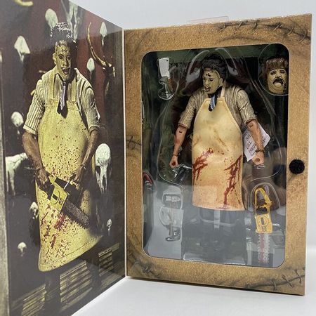 NECA Figure Leatherface Figure 40th Anniversary Ultimate Classic Terror The Texas Chainsaw Massacre Leatherface Action Figure