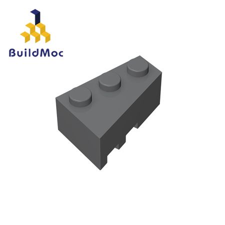 BuildMOC Compatible Assembles Particles 6564 3x2 Right For Building Blocks Parts DIY enlighten bricks Educational Tech Toys