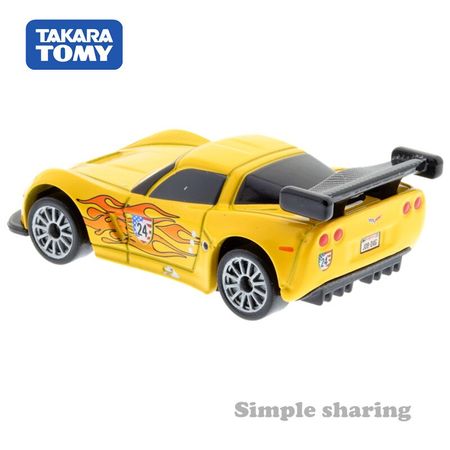 Takara Tomy Tomica C-39 Disney Cars Jeff Gorvette (Cars 3 Type) Kids Toys Motor Vehicle Diecast Metal Model