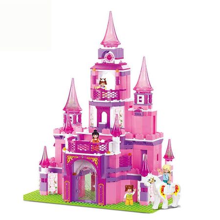 Gril Friends Princess series Windsor's Castle Royal Building Block Set Medieval castle Model Girls Bricks Toys Gift