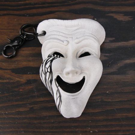 Scp-035 Possessive Mask 10cm Figurine SCP Foundation 035 Toys Figure Collectable Collection Anime Doll Model Key Chain Kid Gift