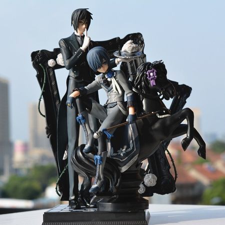 ARTFX+ Anime Black Butler Book of Circus Kuroshitsuji Ciel Sebastian Michaelis PVC Action Figure Collectible Model Toy