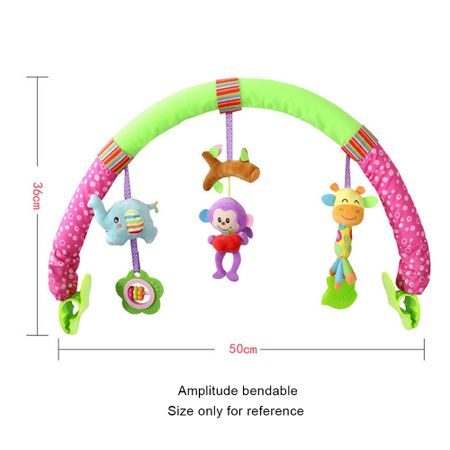 Baby Toys Rattles Cute Mobile For Crib Infant Stroller Car Clip Educational Toys For Children Lathe Hanging Seat & Stroller Toy
