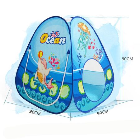 Toys Tunnel Tent Ocean Series Cartoon Game Big Space Ball Pits Portable Pool Foldable Children Outdoor Sports Educational Toy