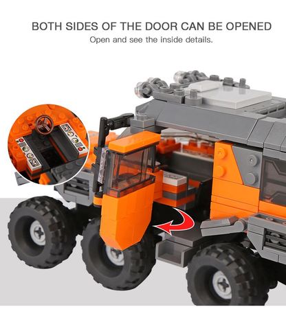 529pcs The All Terrain Vehicle Building Blocks Fit Lego Technic Truck Car Bricks Educational Toy Boy Gift Xingbao 03027